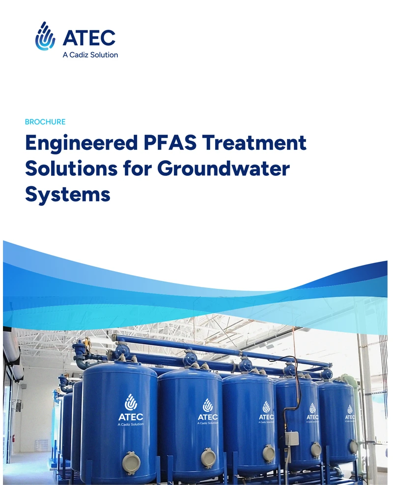 brochure on PFAS treatment for groundwater